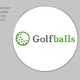 Markovátko na čapicu Pitchfix 25mm s logom Golfballs