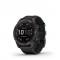 Fenix 7 Sapphire Solar, Carbon Gray DLC Titanium, Black Band